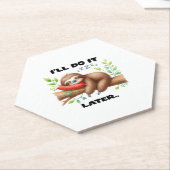 Ich werde es später tun untersetzer (angewinkelt)