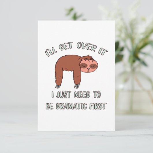 Ich werde es überwinden karte (Stehend Vorderseite)