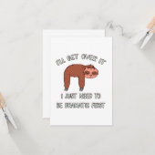 Ich werde es überwinden karte (Vorderseite/Rückseite Beispiel)