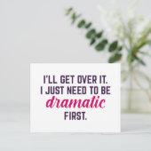 Ich werde es überwinden postkarte (Stehend Vorderseite)