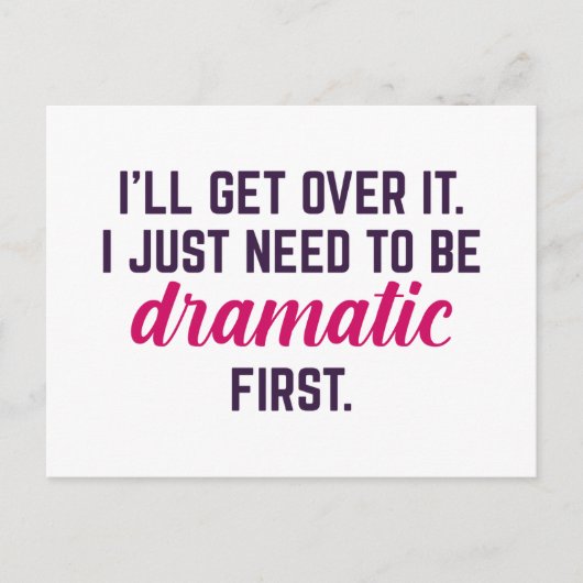 Ich werde es überwinden postkarte (Vorderseite)