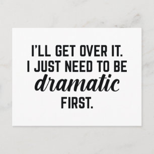 Ich werde es überwinden postkarte