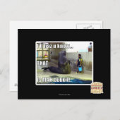 Ich werde es wissen postkarte (Vorne/Hinten)