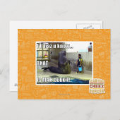 Ich werde es wissen postkarte (Vorne/Hinten)