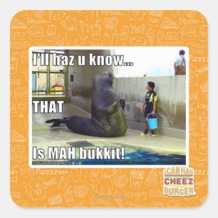 Ich werde es wissen quadratischer aufkleber