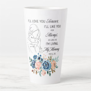 Ich werde euch für immer Liebe geben, Muttertagsan Milchtasse