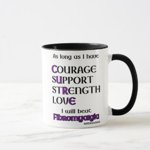Ich werde... Fibro schlagen Tasse