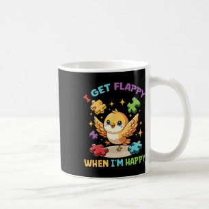 Ich werde flatterig wenn ich glücklich bin Süßer V Kaffeetasse