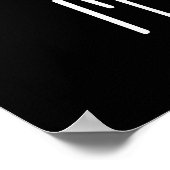 Ich werde Funny Poo Pun Dark BG Gekackt Poster (Ecke)