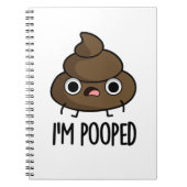 Ich werde Funny Poo Pun Gekackt Notizblock (Vorderseite)