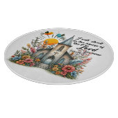 Ich werde für immer im Haus des Herrn wohnen Schneidebrett (Ecke)