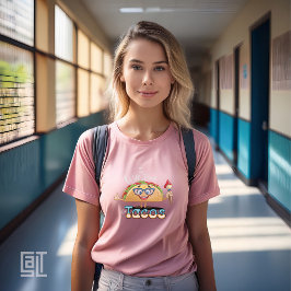 Ich werde für Tacos unterrichten Kunstlehrerin wei T-Shirt