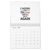 Ich werde für Trump stimmen Kalender (Jan 2027)