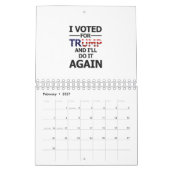 Ich werde für Trump stimmen Kalender (Feb 2027)