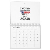 Ich werde für Trump stimmen Kalender (Mär 2027)