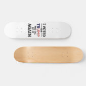 Ich werde für Trump stimmen Skateboard (Horizontal)