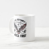 Ich werde ganz einfach 45 47 Amerika an erste Stel Kaffeetasse (Vorderseite Links)