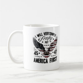 Ich werde ganz einfach 45 47 Amerika an erste Stel Kaffeetasse