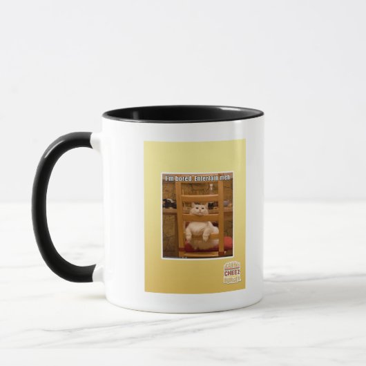 Ich werde gebohrt tasse (Links)