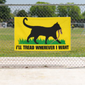 Ich werde gehen, wo immer ich Gewollt habe Banner (Insitu)