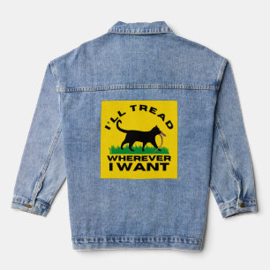 Ich werde gehen, wo immer ich Gewollt habe Jeansjacke