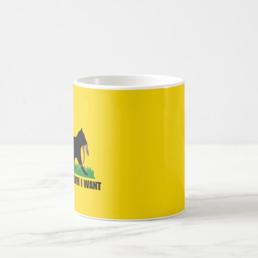 Ich werde gehen, wo immer ich Gewollt habe Kaffeetasse (Mittel)