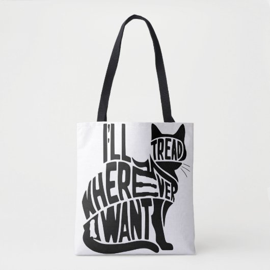 Ich werde gehen, wo immer ich Wollte. Tasche (Vorderseite)