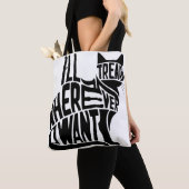 Ich werde gehen, wo immer ich Wollte. Tasche (Von Nahem)