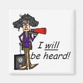 ICH WERDE gehört Magnet (Vorne)