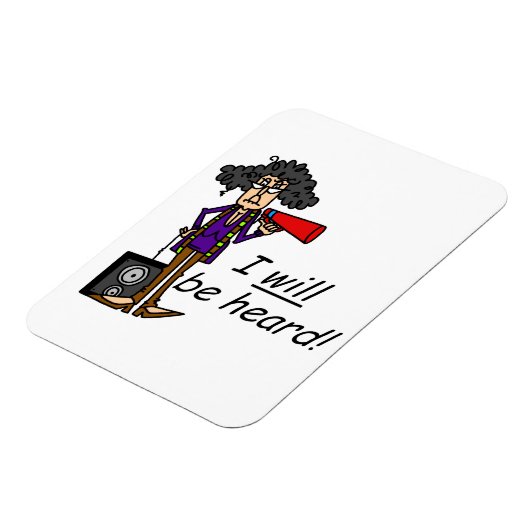 ICH WERDE gehört Magnet (Linke Seite)