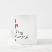 ICH WERDE gehört Mattglastasse (Vorderseite Links)