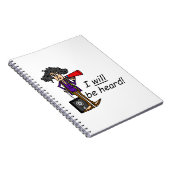 Ich werde gehört werden notizblock (Rechte Seite)