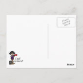 Ich werde gehört werden postkarte (Rückseite)