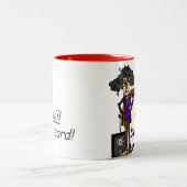 ICH WERDE gehört Zweifarbige Tasse (Mittel)