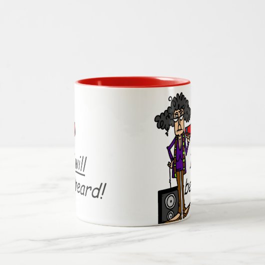 ICH WERDE gehört Zweifarbige Tasse (Mittel)