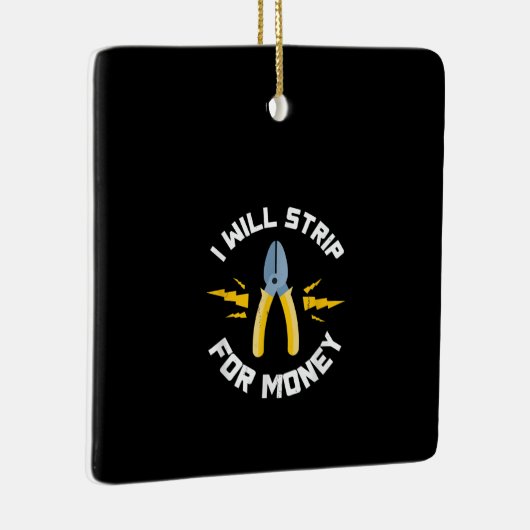 Ich werde Geld für die elektrische Gewerkschaft de Keramikornament (Rechts)