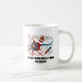 Ich werde gerade neurologisch für Erfolg Kaffeetasse