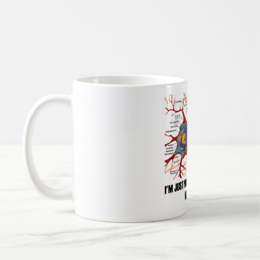 Ich werde gerade neurologisch für Erfolg Kaffeetasse (Links)