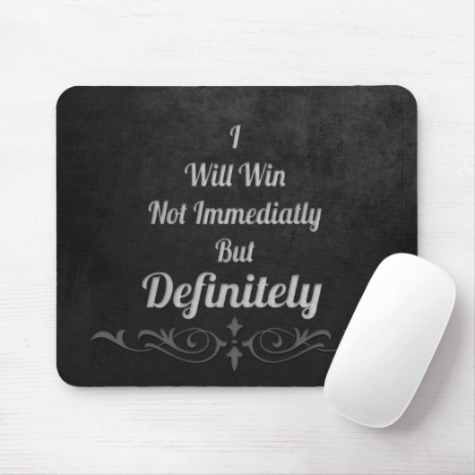 Ich werde gewinnen - Motivierend Mousepad (Mit Mouse)