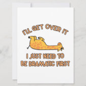 Ich werde Giraffe überwinden Save The Date (Vorderseite)