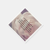 Ich werde Gott Psalm 9:1-2 Bibelverse loben Serviette (Ecke)