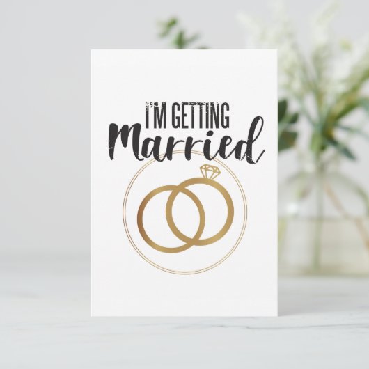 Ich werde heiraten (Stehend Vorderseite)