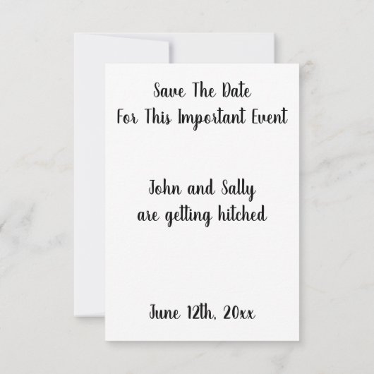 Ich werde heiraten (Rückseite)