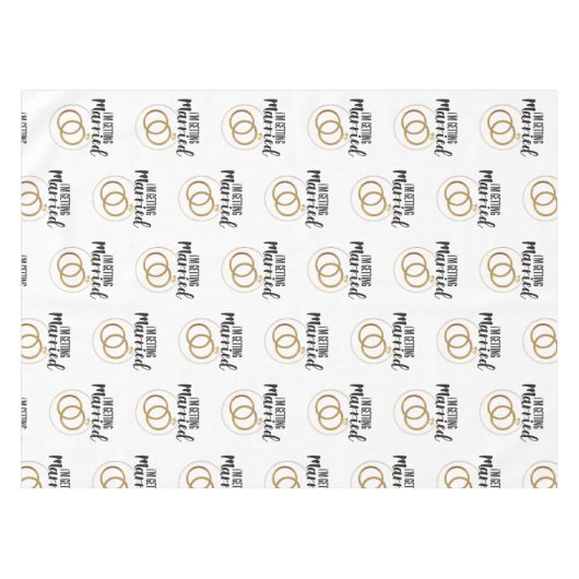 Ich werde heiraten tischdecke (Vorderseite (Horizontal))