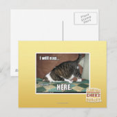 Ich werde hier Nickerchen machen Postkarte (Vorne/Hinten)