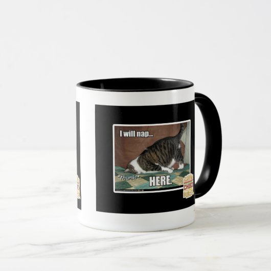 Ich werde hier Nickerchen Tasse (VorderseiteRechts)