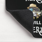 Ich werde hier oder dort angeln gehen, ich werde ü mousepad (Ecke)