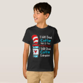 Ich werde hier oder dort Kaffee trinken, lustiger T-Shirt (Vorne ganz)
