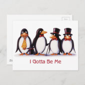 Ich werde ich sein postkarte (Vorne/Hinten)