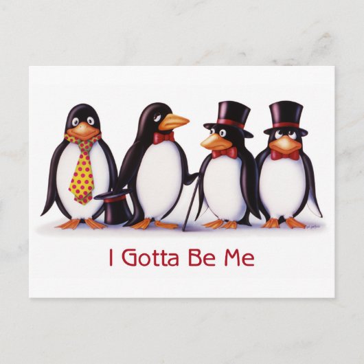 Ich werde ich sein postkarte (Vorderseite)